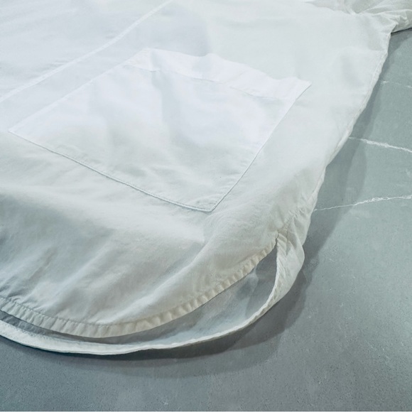 COS Oversized Lightweight Cotton Tunic / White / Size M - Picture 7 of 8